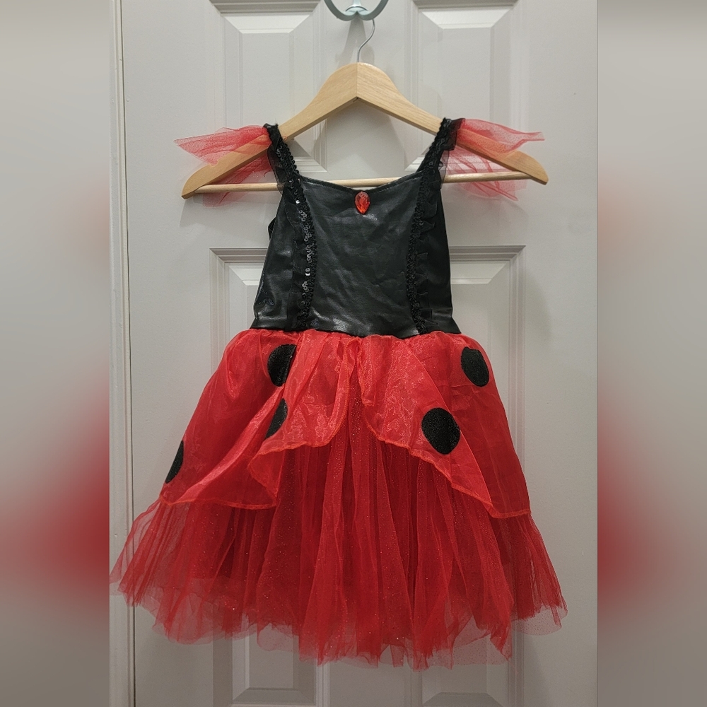 Charming Ladybug Costume for Kids - Red and Black